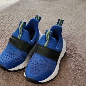 All in Motion Blue Sneakers with Black Strap